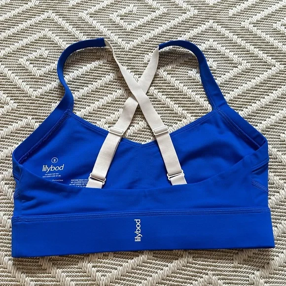 Lilybod Chelsea XR Sports Bra in Cobalt Blue *NWOT
